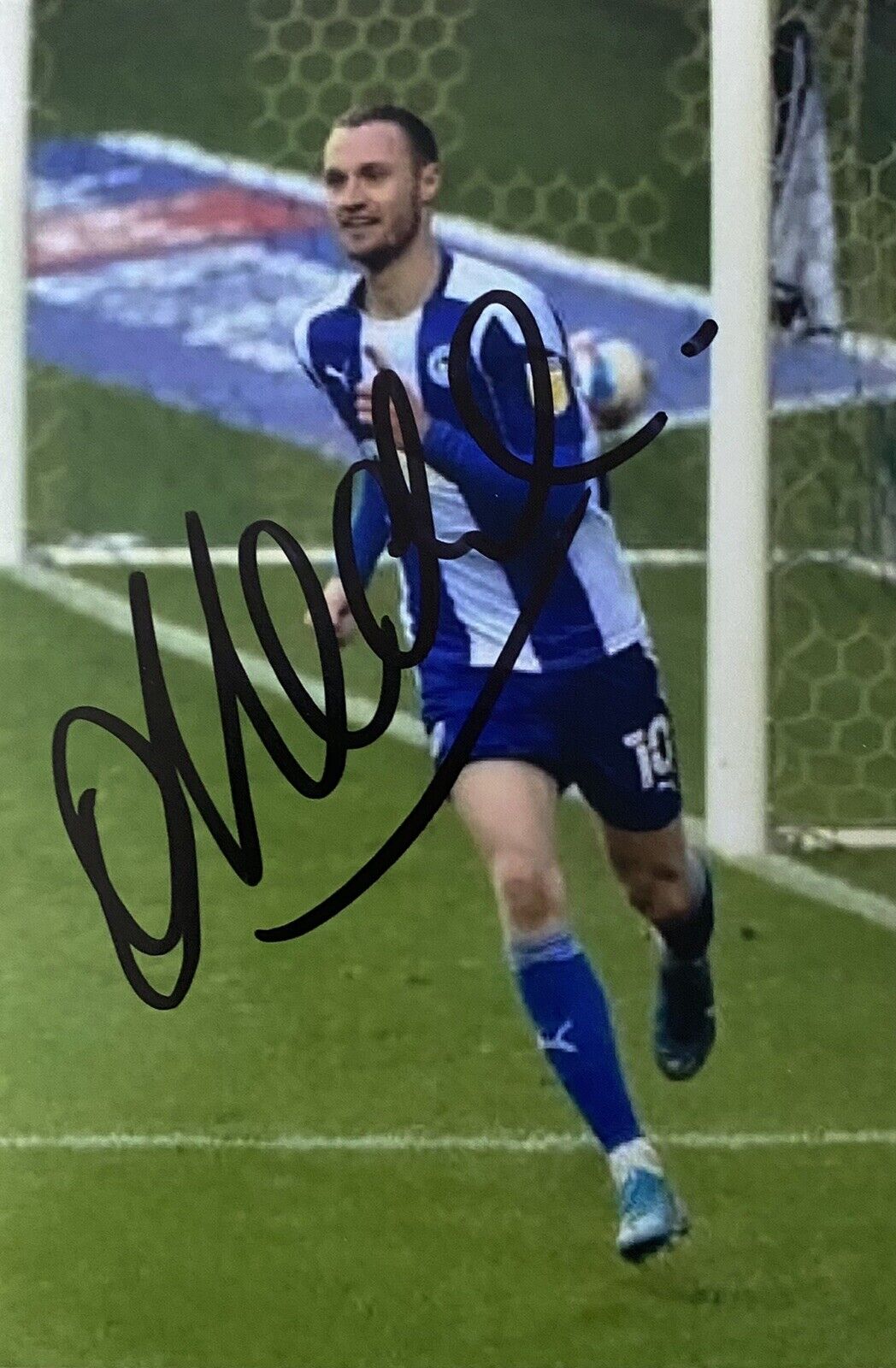 Will Keane Genuine Hand Signed Wigan Athletic 6X4 Photo Poster painting - Exact Proof