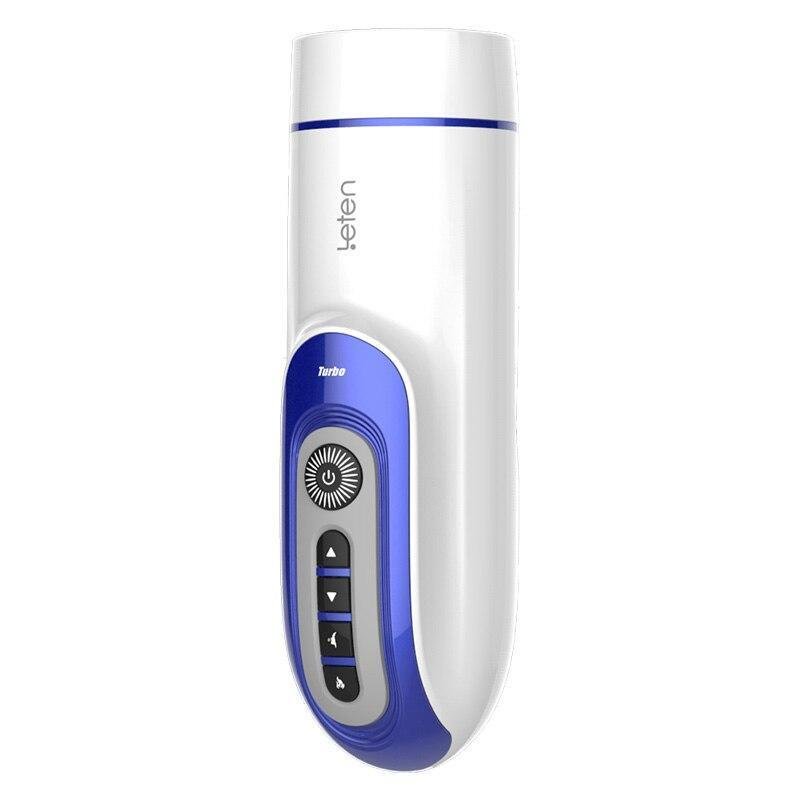 Leten Telescopic Rotating Heating Male Masturbator-FUNSEXDOLLS