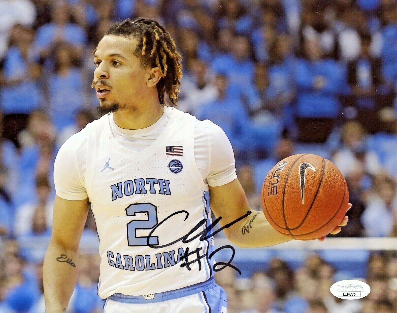 COLE ANTHONY HAND SIGNED AUTOGRAPHED 8X10 BASKETBALL Photo Poster painting WITH JSA COA 1 RARE