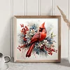 Cardinal - 11CT Counted Cross Stitch - 40*40cm - Bird