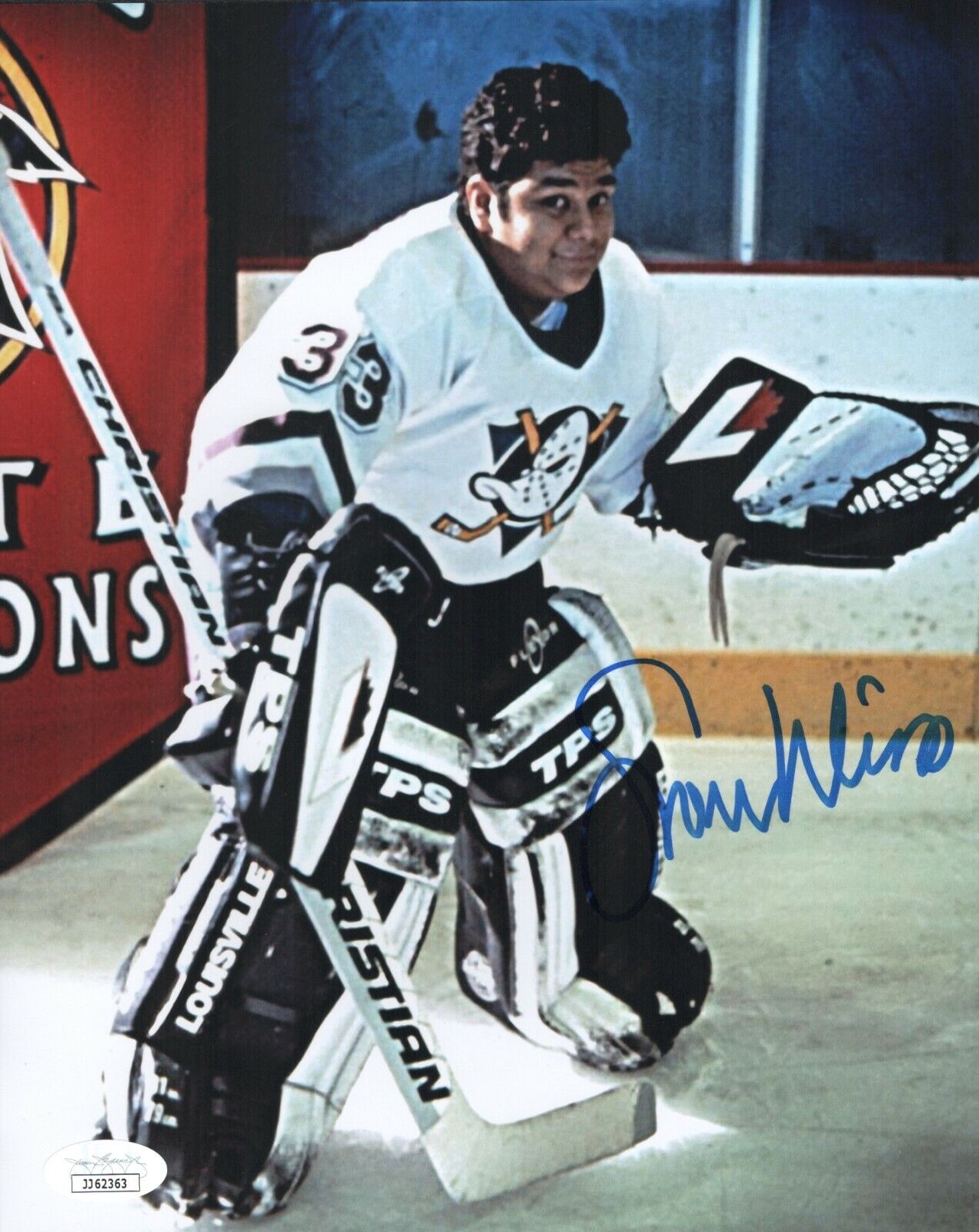 SHAUN WEISS Signed 8x10 Photo Poster painting Greg Goldberg The Mighty Ducks #33 COA JSA Cert