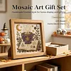 Hot Tea Glass Mosaic DIY Craft Kit &ndash; Framed Halloween Wall Art