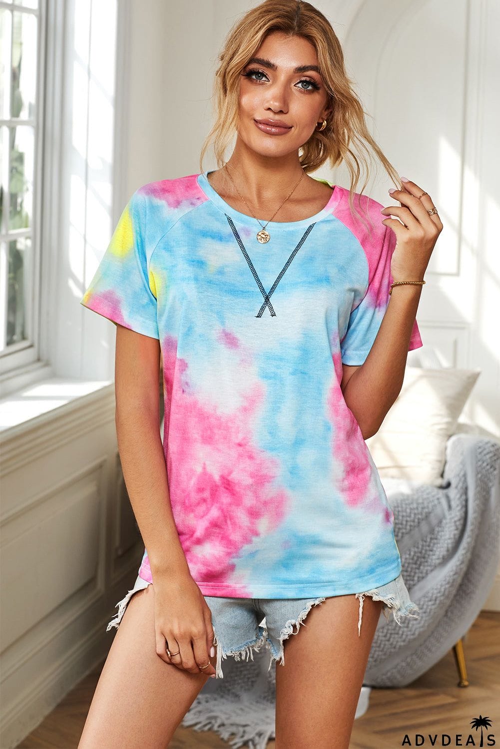Multicolor Dip Dye T-Shirt