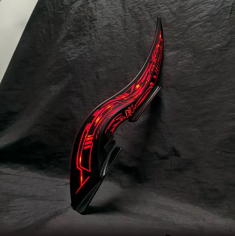 Arc Flow Dragon Horn LED Car Spoiler, Universal Aerodynamic Deco