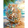 Diamond Painting -DIY Round Drill Giant Clam Floral