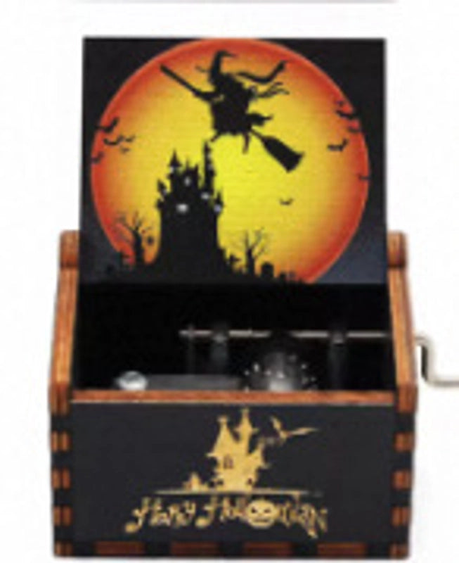 Halloween Vintage Style Pumpkin Letter Cat Wood