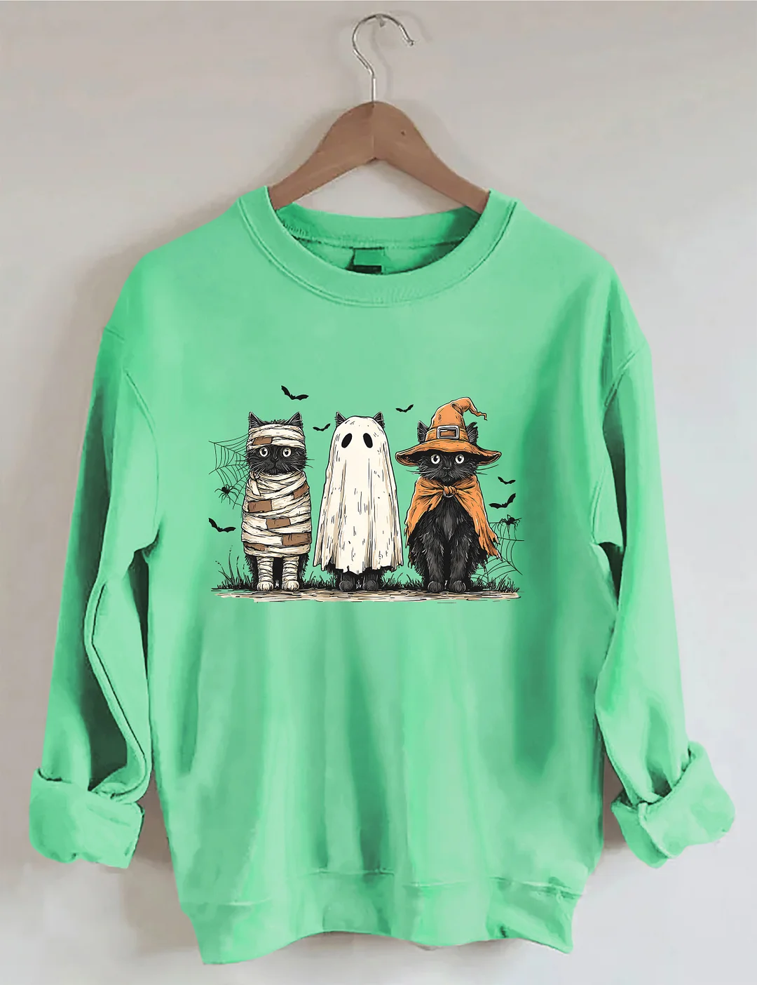 Black Cat Pumpkin Sweatshirt
