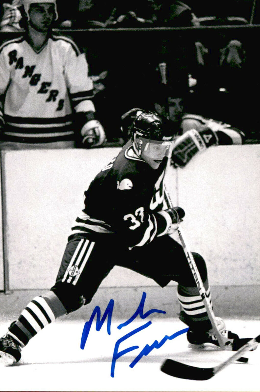 Mark Fusco SIGNED autographed 4x6 Photo Poster painting HARTFORD WHALERS