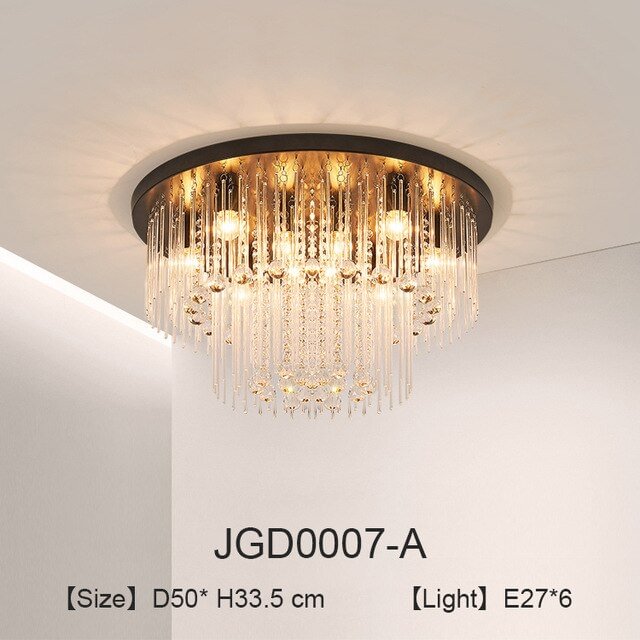 Creative Crystal Pendant Lights Bedroom Lamp Fixture For Living Room Kitchen Dining Room Nordic Ledcandeeiro De Tecto Industrial