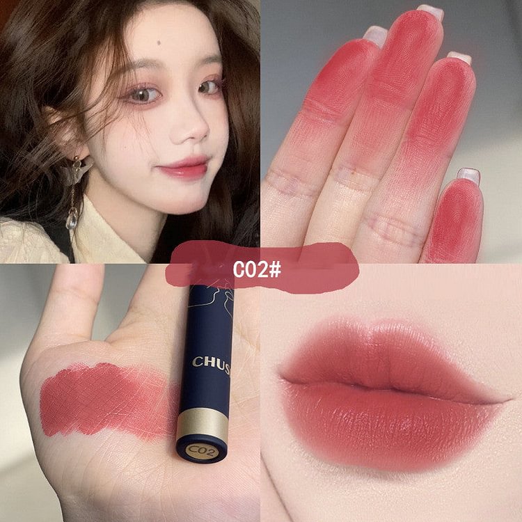 Vintage Blue Tube Matte Lipstick