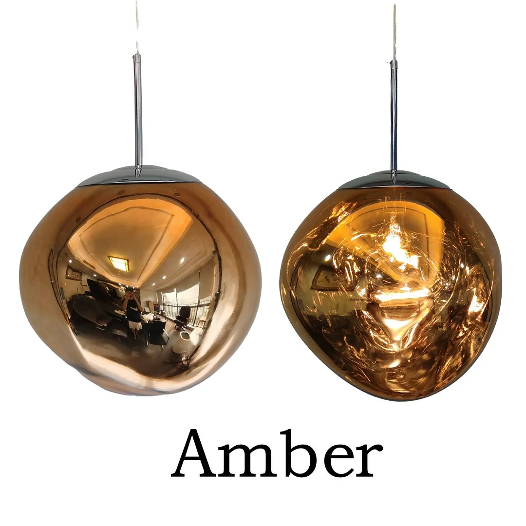 Nordic Glass Lava Pendant Lights for Living Room Bedroom Loft LED Pendant Ceiling Lamp lustre Home Decor Hanging Lamp Chandelier
