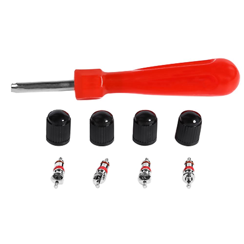 

4 Valve Cores+4 Valve Caps+1 Valve Stem Screwdriver Tire Repair Tools Kit, 501 Original