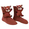 3D Knit Socks Funny Warm Cute Socks Double Layer Hand Crocheted Sock Middle Tube Socks for Autumn/Winter for Men & Women