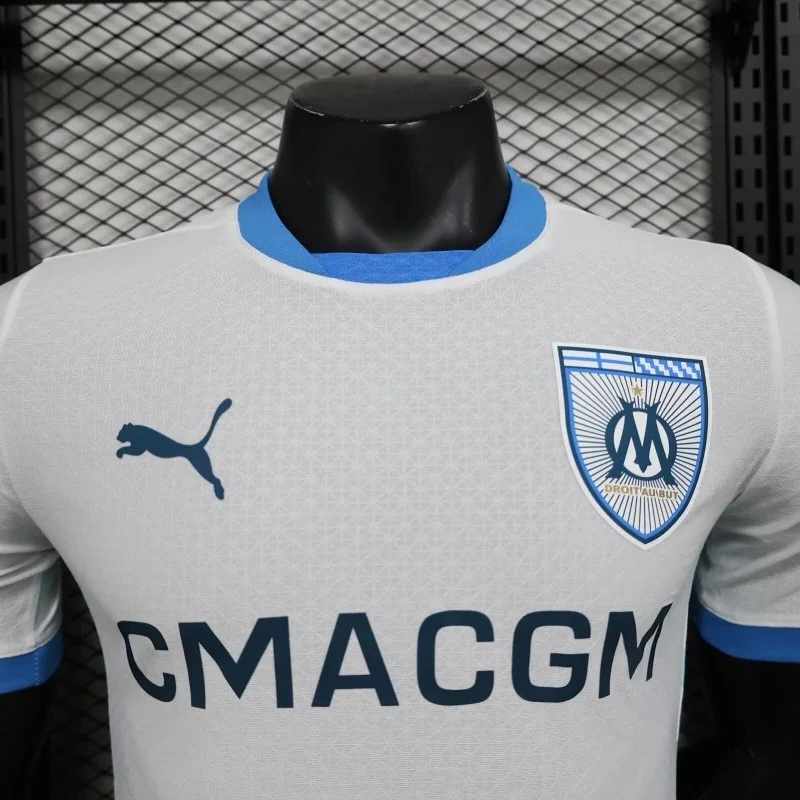 2024/2025 Player Version Olympique de Marseille Home Football Jersey 1:1 Thai Quality