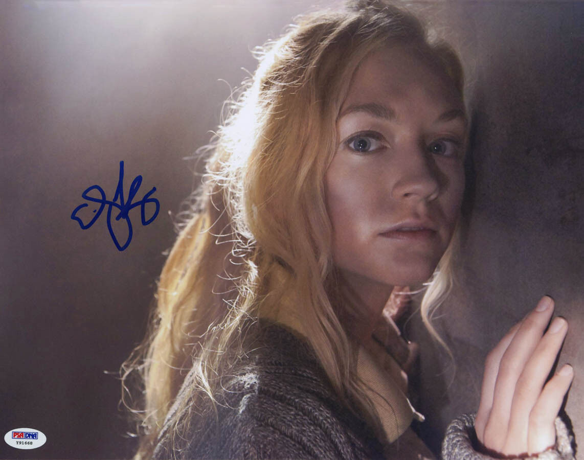 Emily Kinney SIGNED 11x14 Photo Poster painting Beth Greene The Walking Dead PSA/DNA AUTOGRAPHED