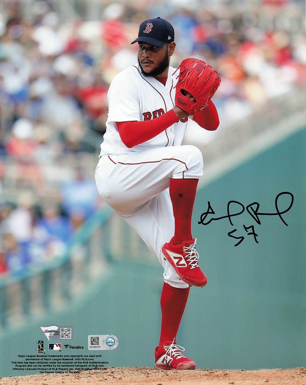 Eduardo Rodriguez signed 8x10 Photo Poster painting Fanatics Boston Red Sox Autographed