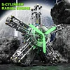 3700 Planetary - Class Radial Engine Starry Sky Engine Model Building Blocks, Educational Assembly, Creative Toy for Boys
