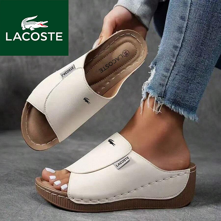 Nové dámské kožené sandály Lacoste z roku 2025