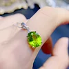  2.4ct Natural Peridot Pendant 925 Silver Pendant necklace