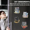 6Pcs Weihnachtstasse Katze - 5d DIY Handwerk Aufkleber Magnet