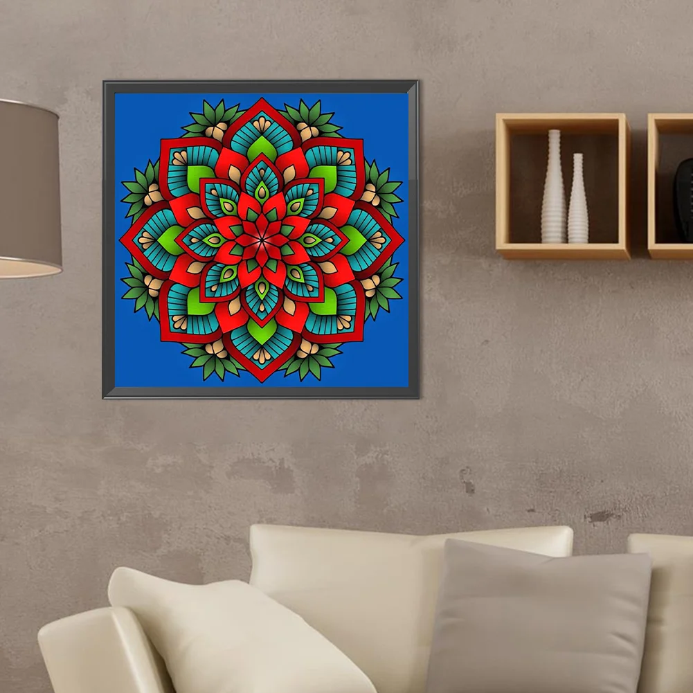 Diamond Painting - Full Round Drill - Mandala(Canvas|40*40cm)