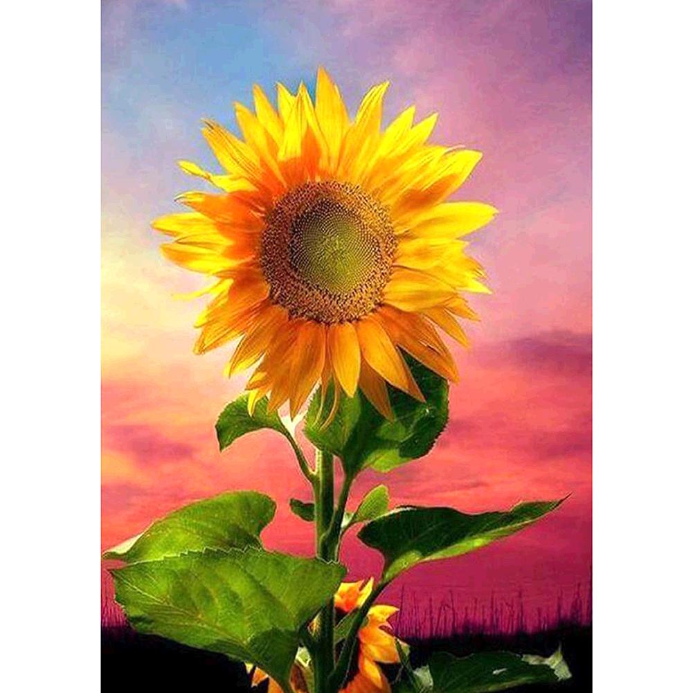 

30*40CM - Sunflower - Round Drill Diamond Painting, 501 Original