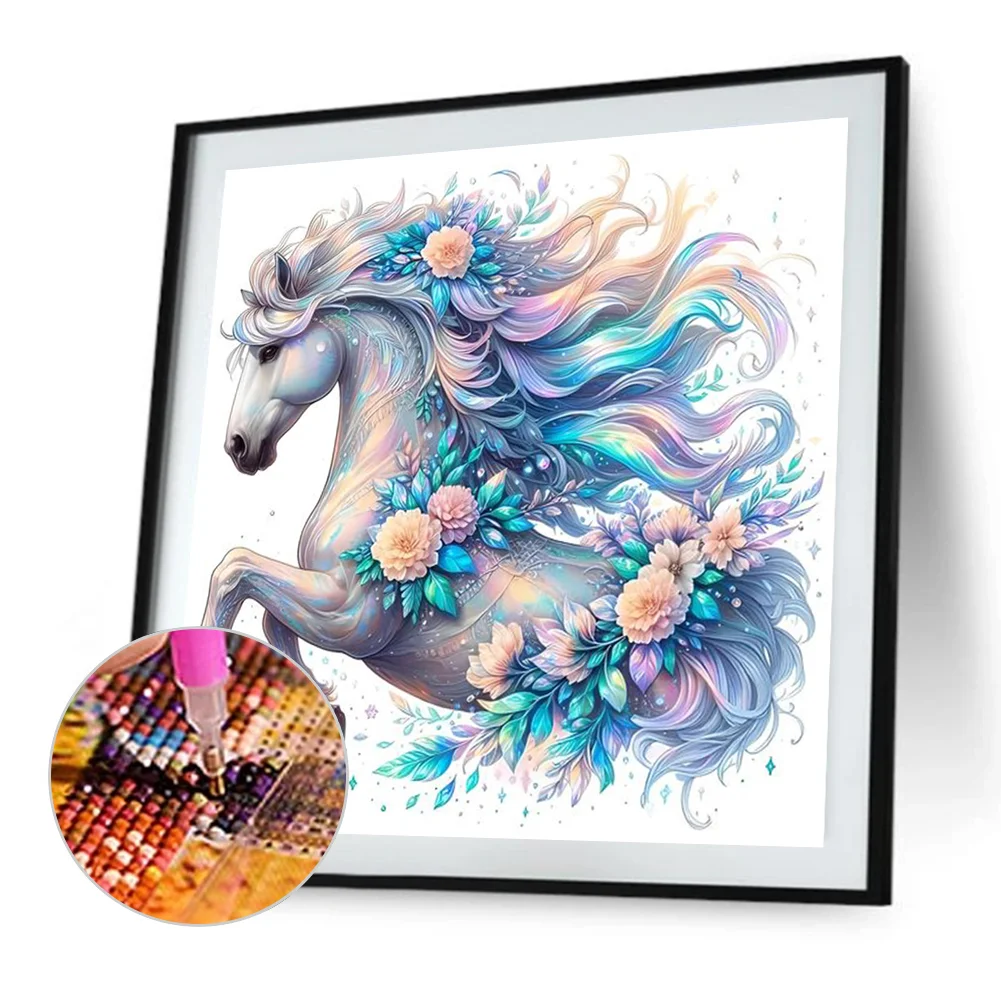 Diamond Painting - Full Square Drill - Horse(Canvas|35*35cm)