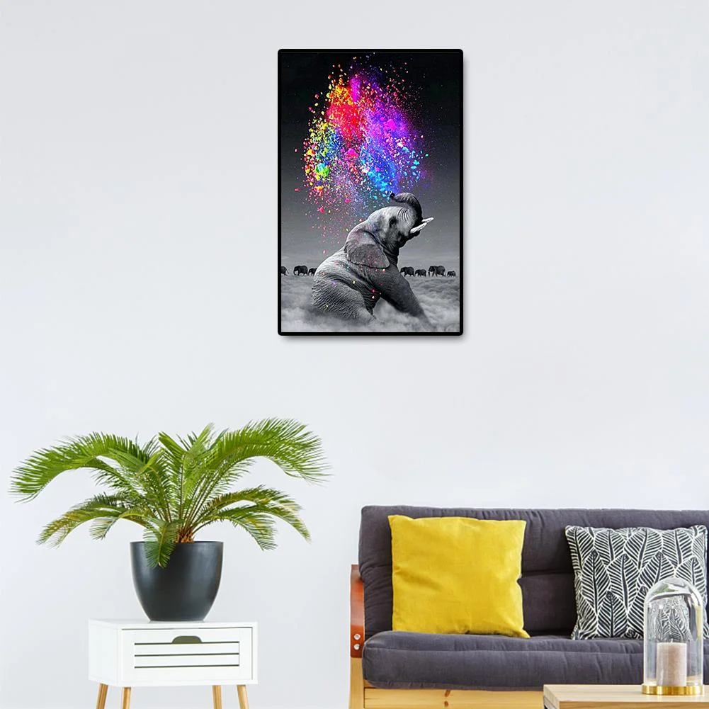 Diamond Painting - Full Round Drill - Elephant (40*60cm)