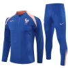 France 25-26 1/4 Zip Tracksuit Cyan-blue Chandal