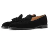 Handmade Mens Tassel Suede Leather Dress Shoes Loafers