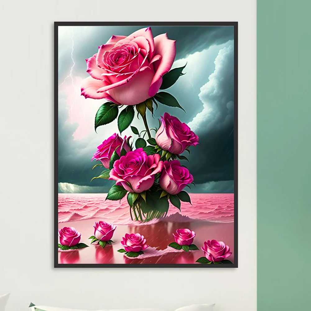 Diamond Painting - Full Round Drill - Rose(30*40cm)