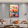 Peony Vase-11CT Stamped Cross Stitch 50*70cm/19.69*27.56in(Big Size) tapestrymarket