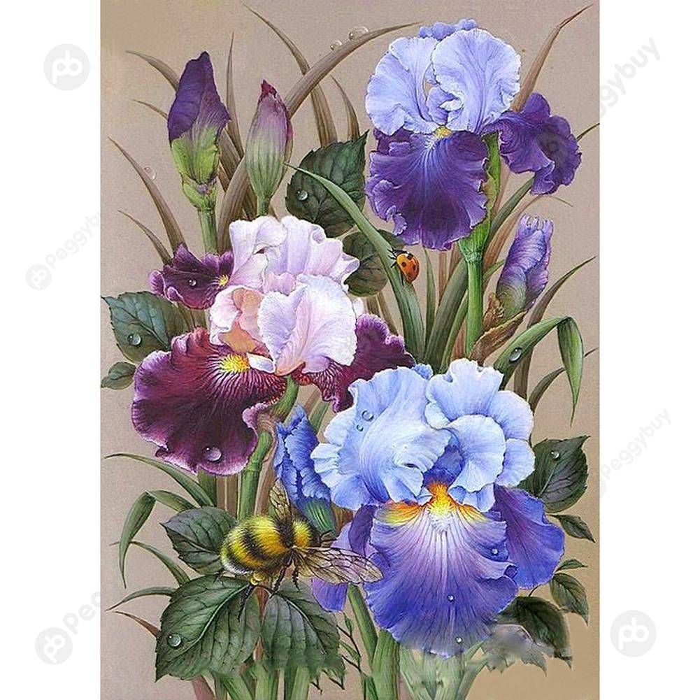 

Flowers - Round Drill Diamond Painting - 40*30CM, 501 Original