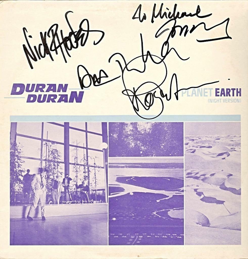 Duran Duran Album SIGNED AUTOGRAPHED 10 X 8