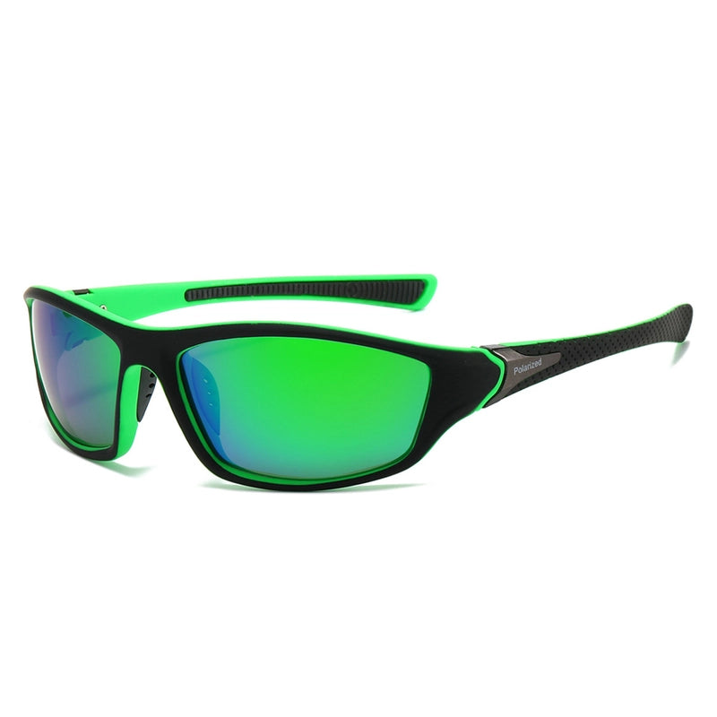 Casual Color Block Tac Biker Full Frame Men’s Sunglasses
