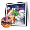 Diamond Painting -DIY Round Drill Christmas Bear