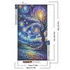 (40*70cm)Starry Sky Scenery - Full Round Drill Diamond Painting