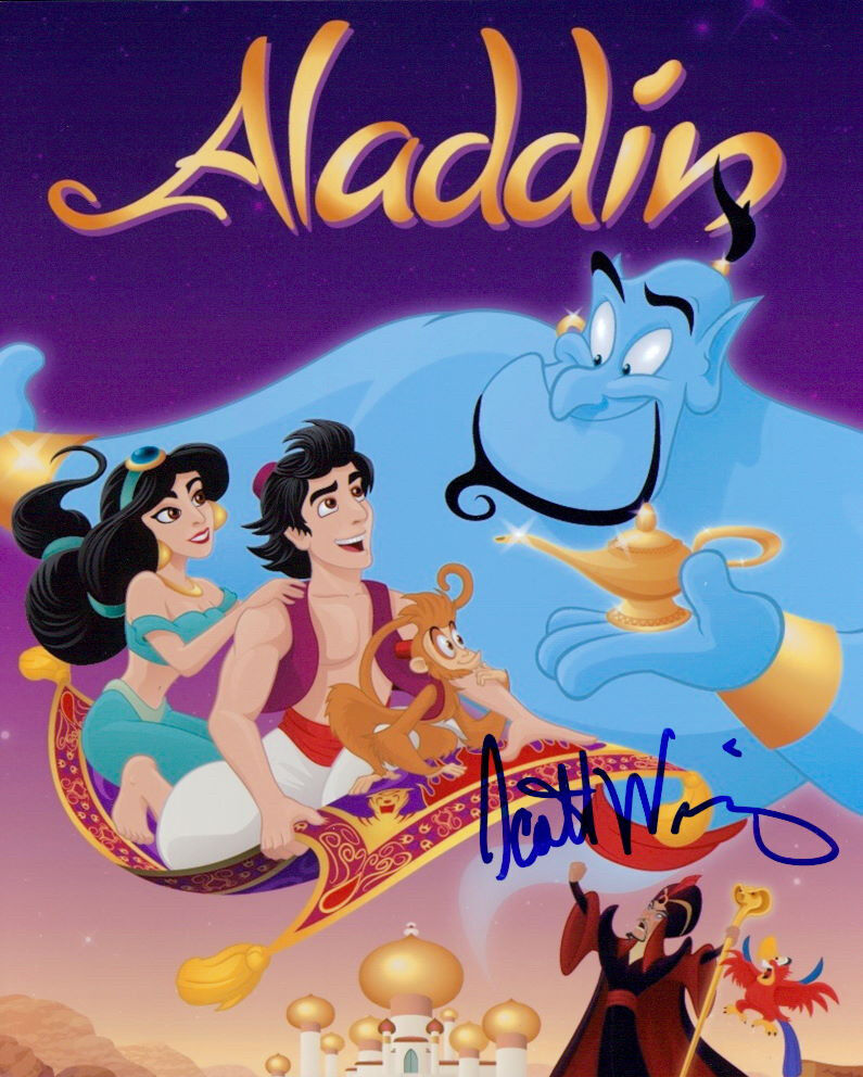 Scott Weinger (Aladdin) signed authentic 8x10 Photo Poster painting COA