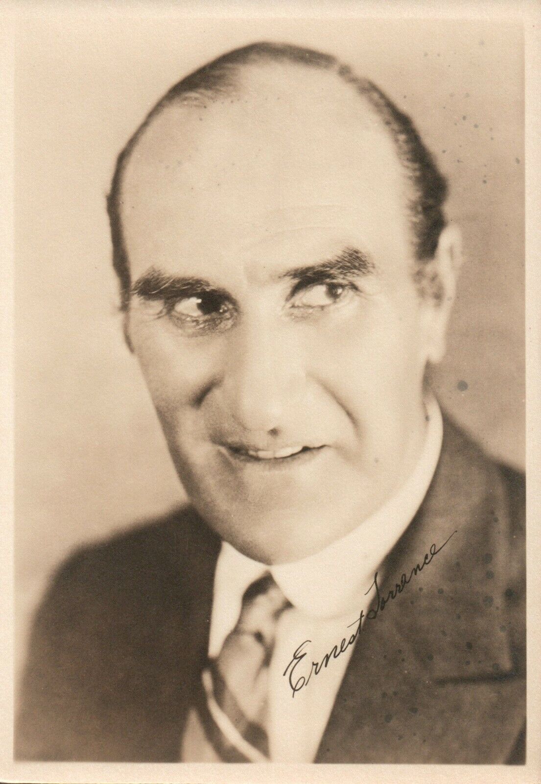 1920's Vintage ERNEST TORRENCE Actor Movie Star Original Photo Poster painting B&W 5 x 7