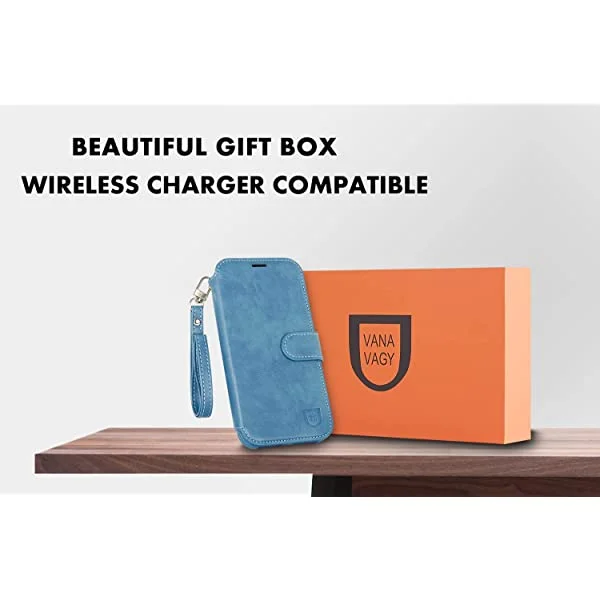 VANAVAGY iPhone SE 2022/iPhone SE 2020 Wallet /iPhone 8/iPhone 7 Wallet Case 4.7 inch