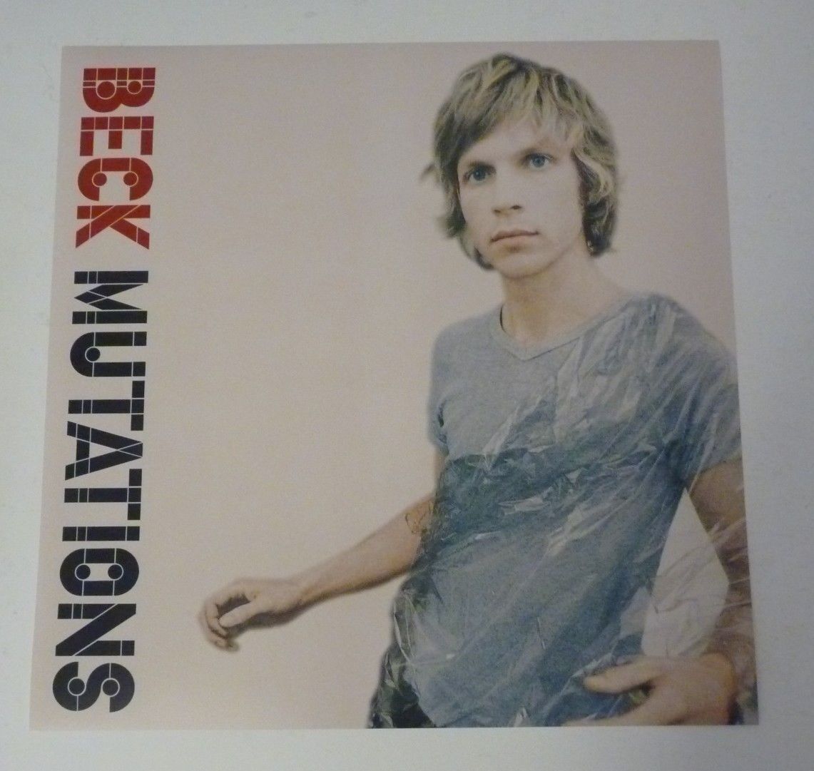 Beck Mutations LP 12x12 Album Cover Photo Poster painting