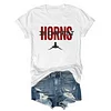 Horns Down Tee