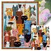 (Multi-Style) Colorful Van Gogh Cat-11CT Stamped Cross Stitch 40*55cm/15.75*21.65in