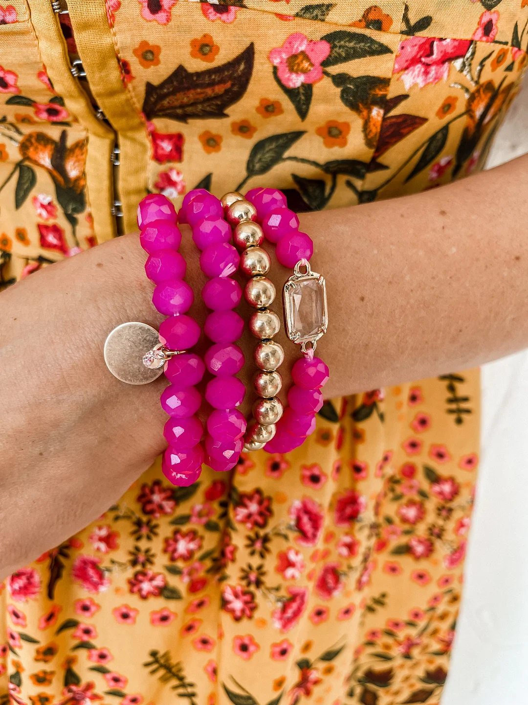 Glimpse Of You Beaded Bracelet Set