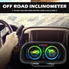 Inclinometer Clinometer with Green Backlight Compass Balance Level Slope Gauge