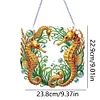 DIY Seahorse Sea World Diamond Painting Hanging Pendant