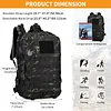 HUNTVP 40L Taktisch Rucksack Milit&auml;risch Wanderrucksack MOLLE Trekkingrucksack Wasserdicht Bundeswehr Bergsteigertasche XXL Military Armee Backpack Gro&szlig;e Kapazit&auml;t