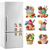 6Pcs Diamond Painting Acrylic Color Elements Fridge Magnet for Fridge Whiteboards