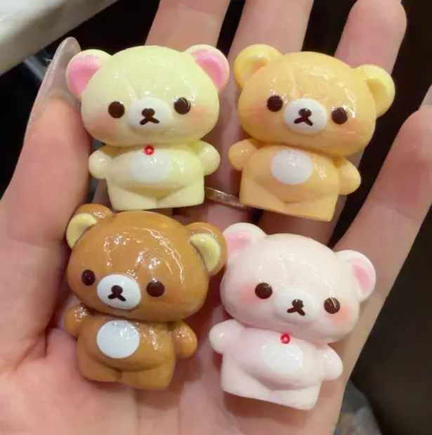 Rila Bear resin charm set