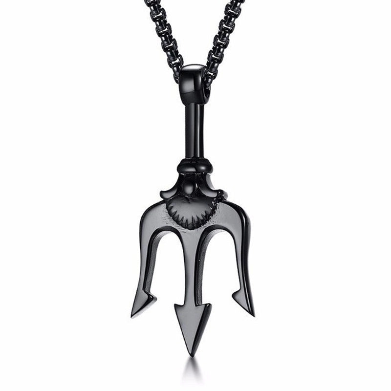 Hip-hop Solid Color Alloy Plating Men's Pendant Necklace 1 Piece